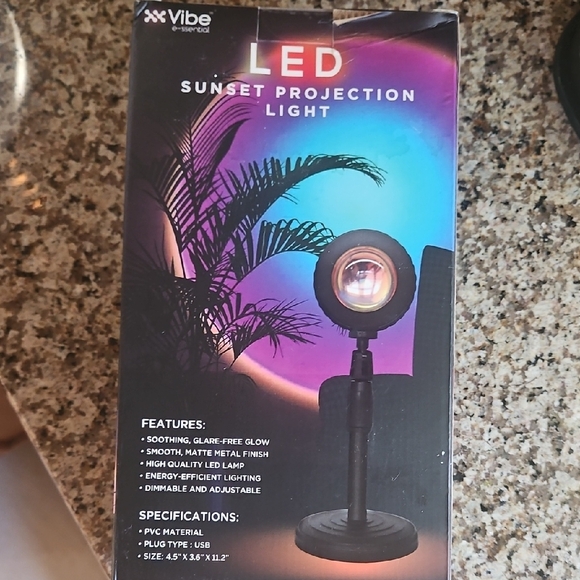 Vibe LED Sunset Light with Black Stand - Picture 2 of 3